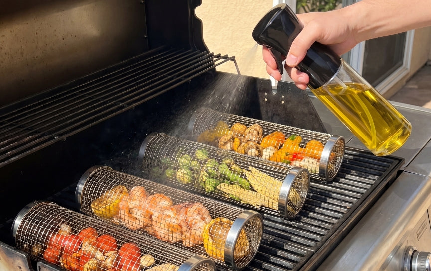 Grillmand op de barbecue